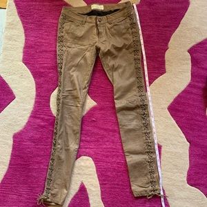 All Saints leather pants